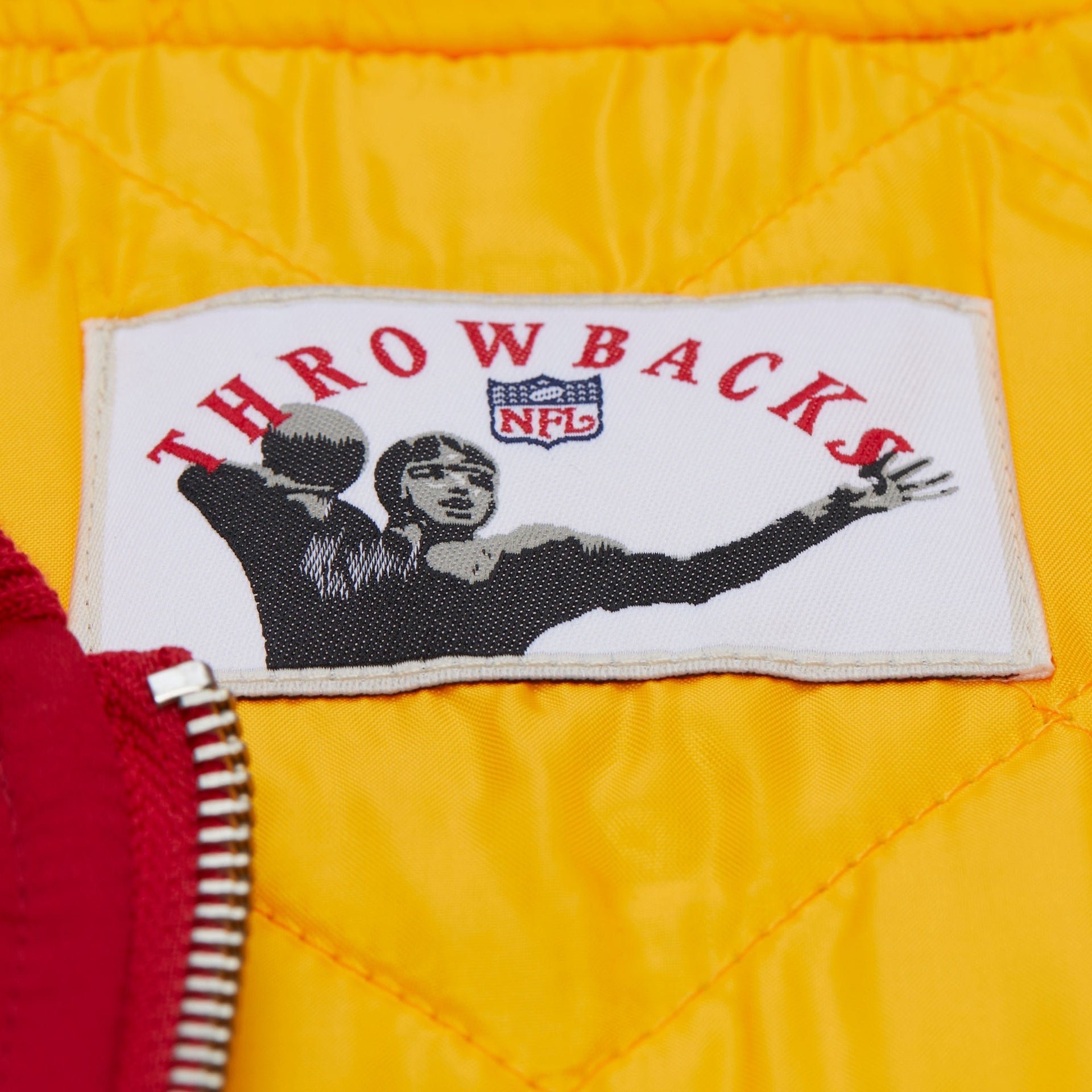 Kansas City Chiefs NFL Throw It Back Heavyweight Satin Jacket Mitchell & Ness