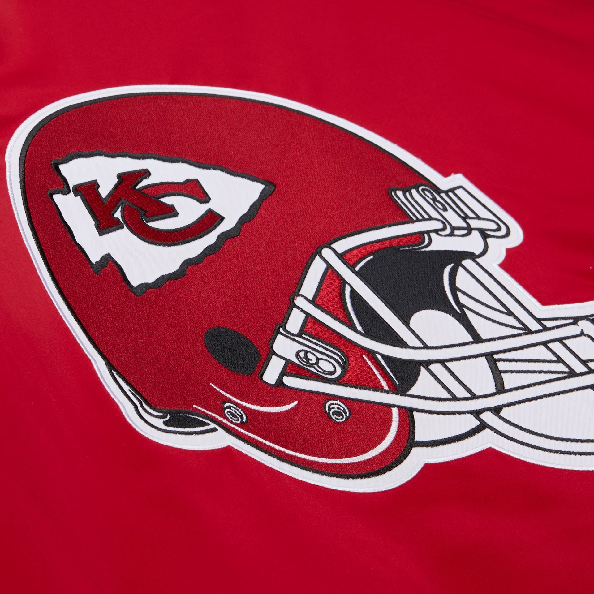 Kansas City Chiefs NFL Throw It Back Heavyweight Satin Jacket Mitchell & Ness