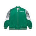 Philadelphia Eagles NFL Throw It Back Heavyweight Satin Jacket Mitchell & Ness