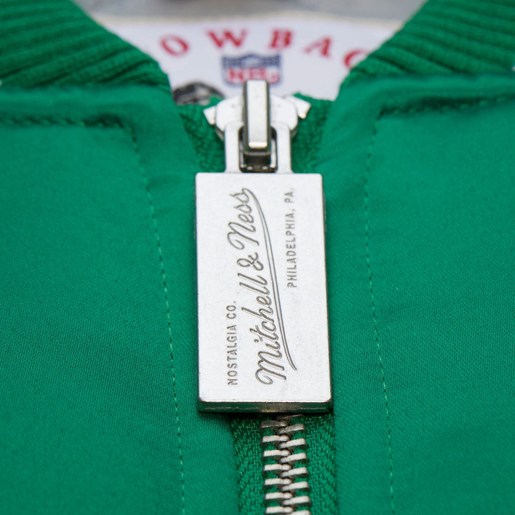 Philadelphia Eagles NFL Throw It Back Heavyweight Satin Jacket Mitchell & Ness