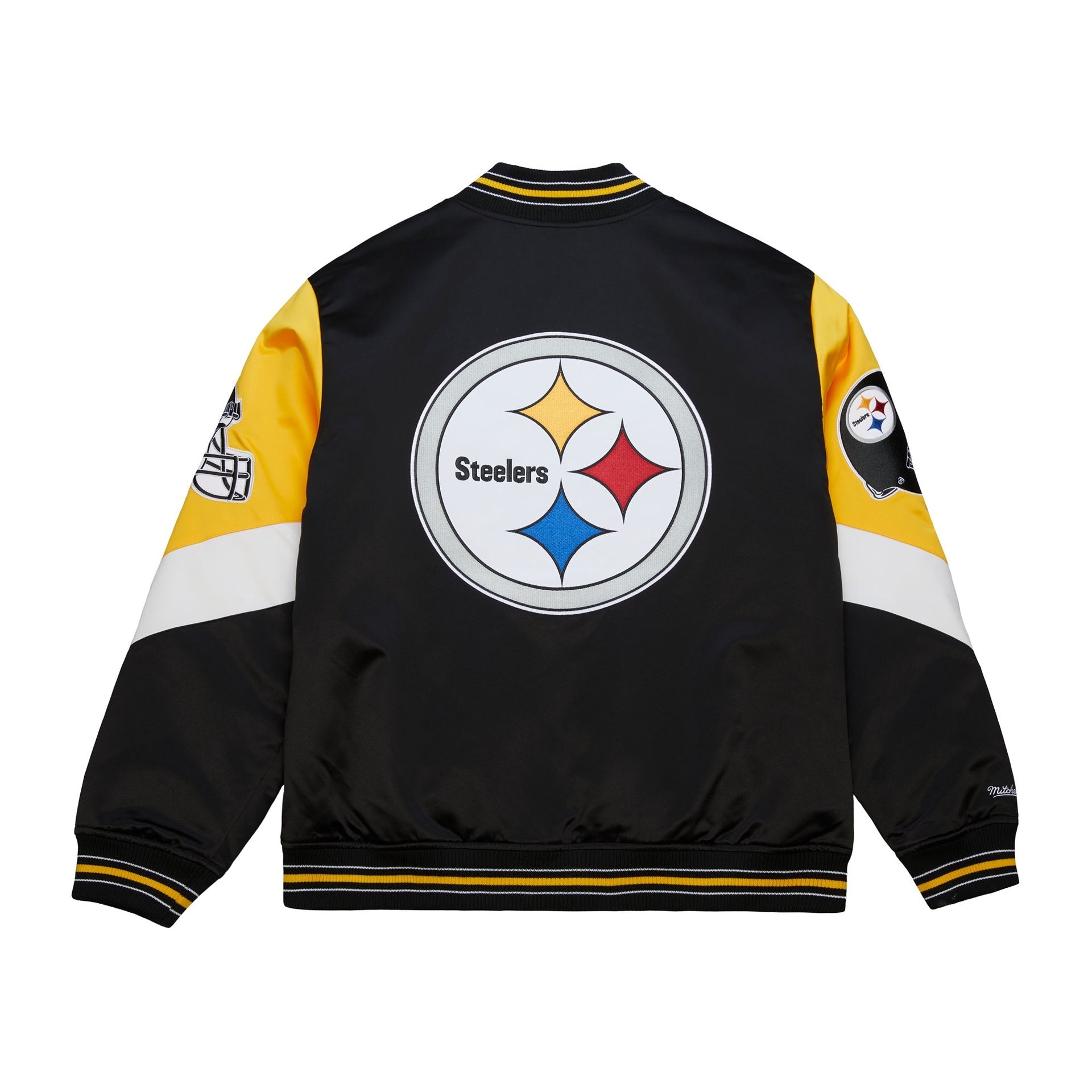 Pittsburgh Steelers NFL Throw It Back Heavyweight Satin Jacket Mitchell & Ness