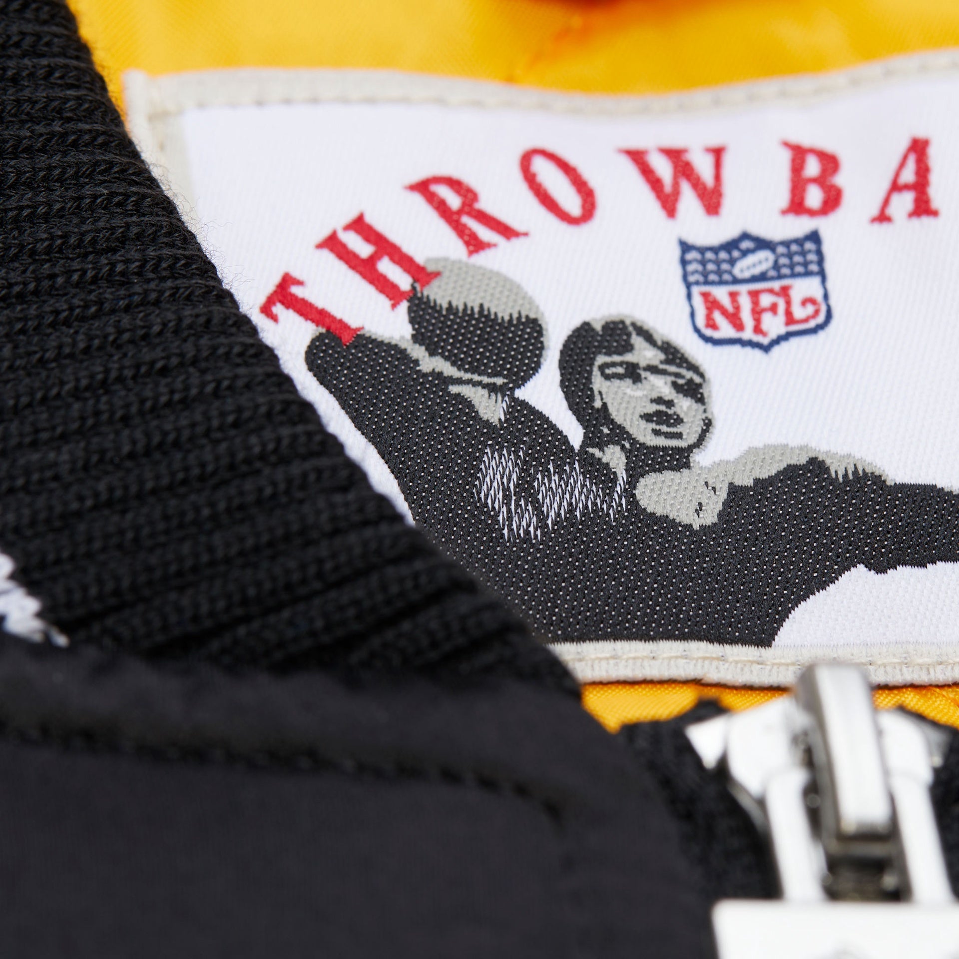 Pittsburgh Steelers NFL Throw It Back Heavyweight Satin Jacket Mitchell & Ness