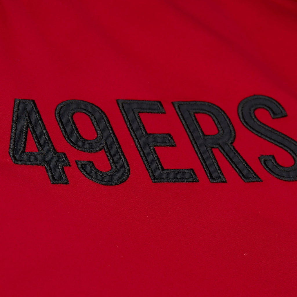 San Francisco 49ers NFL Throw It Back Heavyweight Satin Jacket Mitchell & Ness