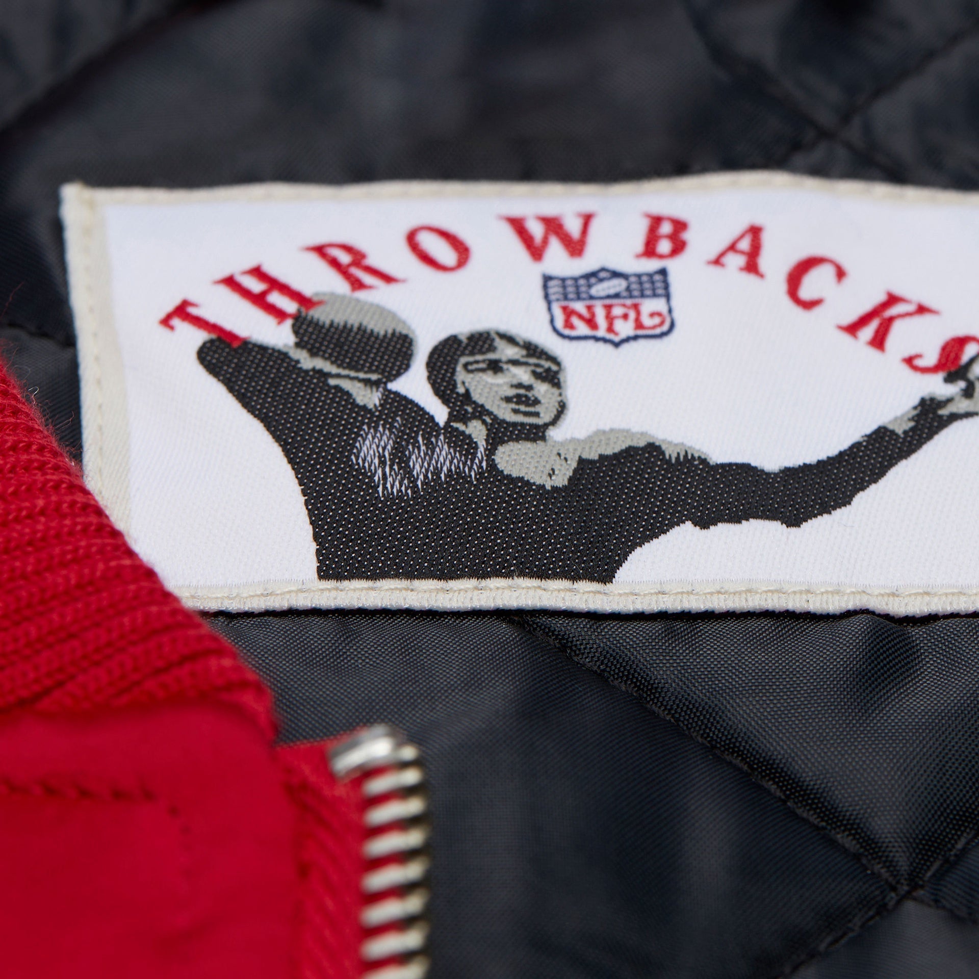 San Francisco 49ers NFL Throw It Back Heavyweight Satin Jacket Mitchell & Ness